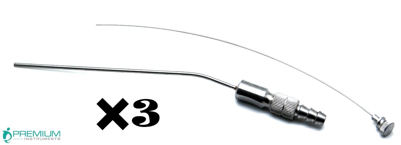3× New Dental Frazier Aspirator Suction Tube Surgical Instruments