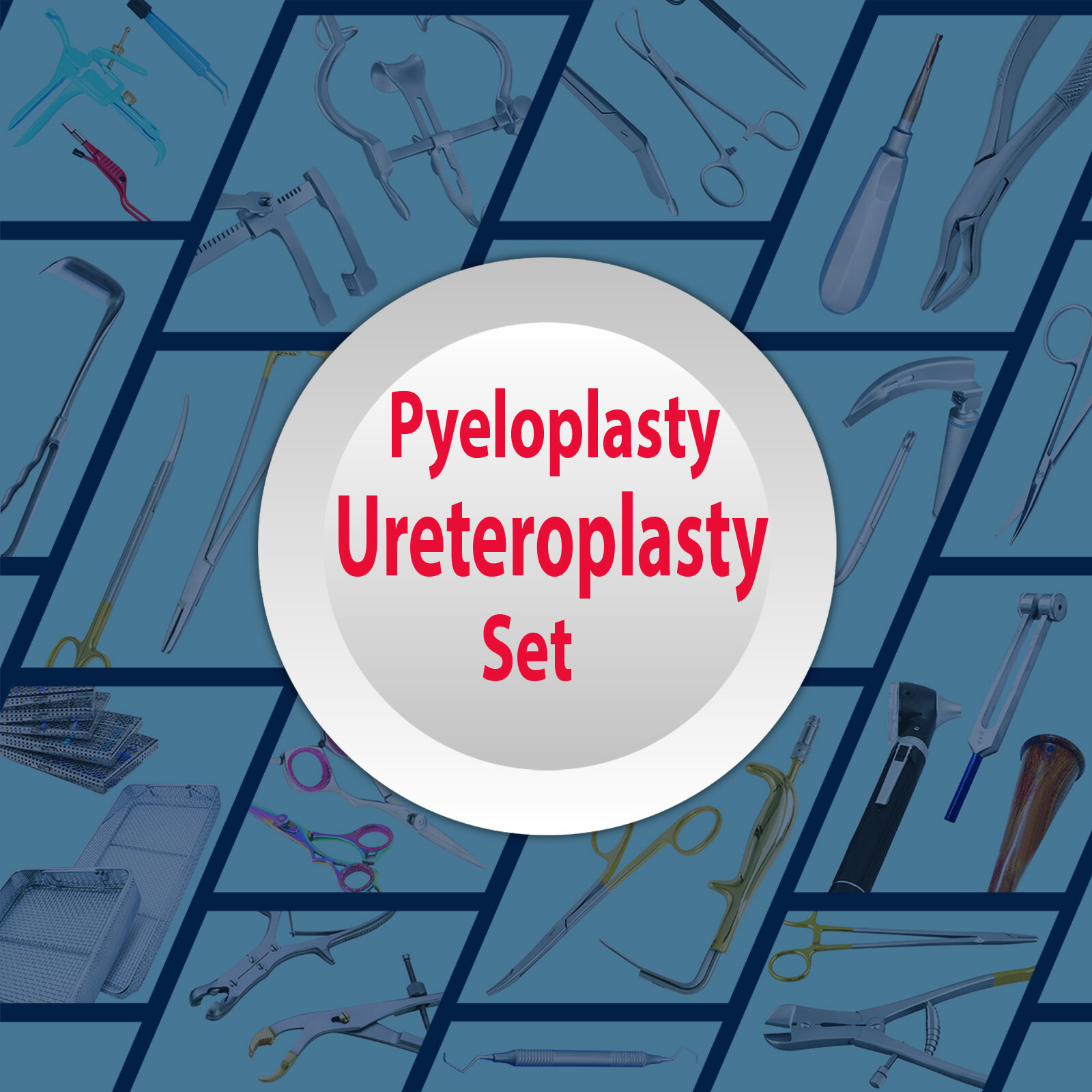 151 Pieces Pyeloplasty & Ureteroplasty Surgery Surgical Instruments Set