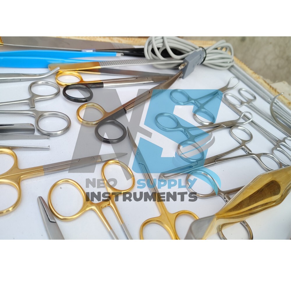 Tebbetts Breast Surgery Instruments Set of 38 PCs Breast Augmentation Set