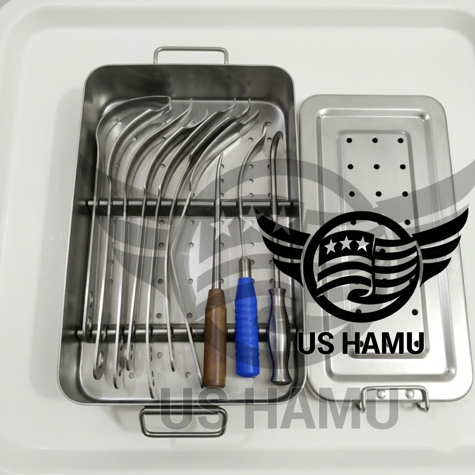 Hip Joint Surgical Retractors Set – 9 Pcs Orthopedic Instruments | CE Certified