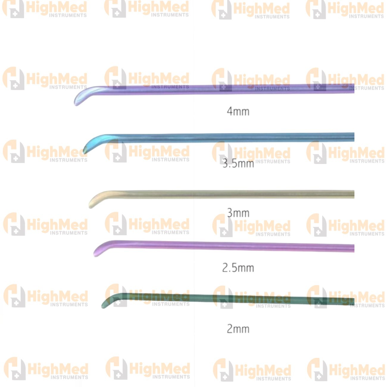 Elastic Flexible Nail 2.0-2.5-3.0-3.5mm each 5Pcs Quality 20Pcs Set Titanium