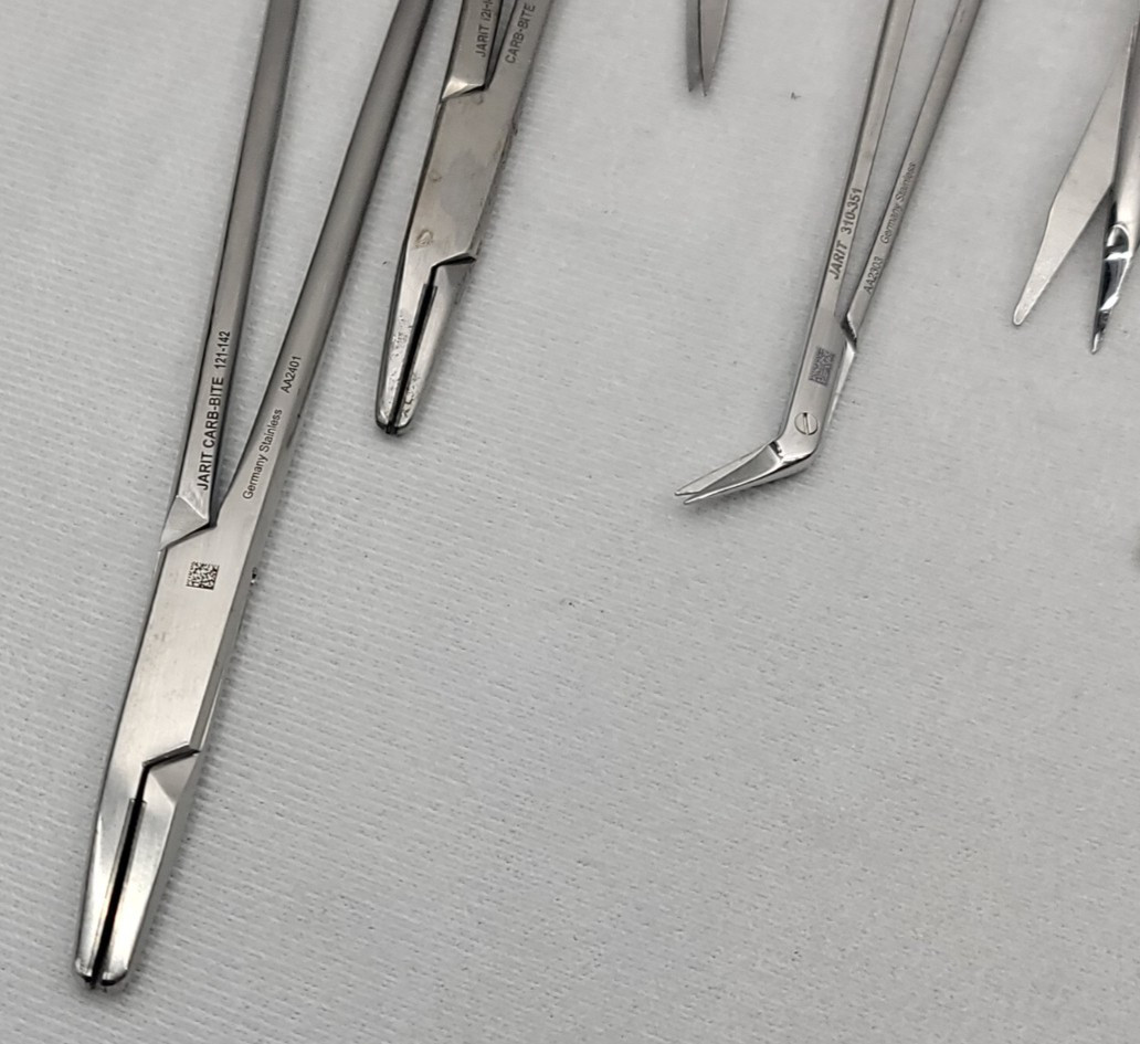 Bulk 62-Piece Jarit & Aesculap General Surgery Instruments