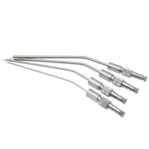 FRAZIER SUCTION TUBE SET OF 4 TUBES ASPIRATOR DENTAL ENT SURGICAL INSTRUMENTS