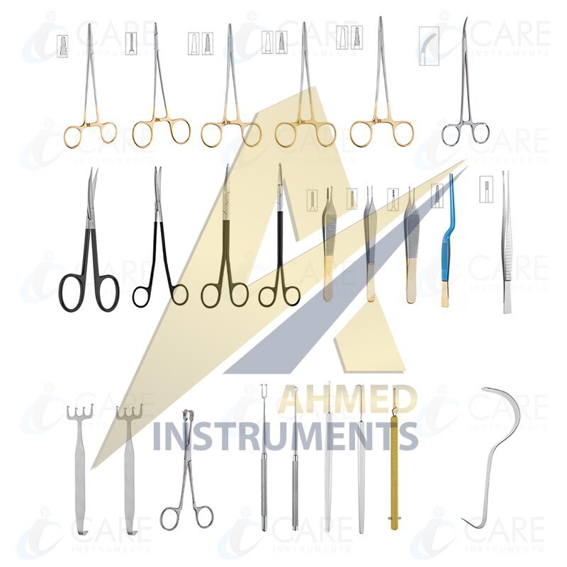 Gorney Facelift Instruments Set Plastic Surgery Instrument German Quality