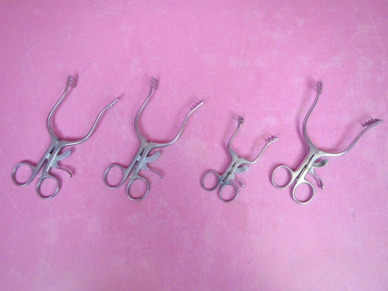 Mixed Lot of 13 Orthopedic Surgical Retractors Weitlaner, D’Errico, Gelpi, Etc.