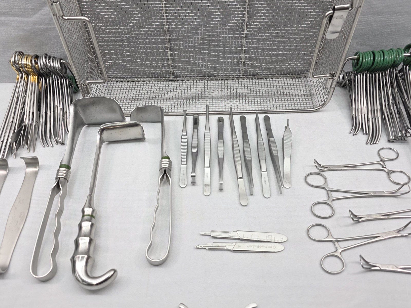 Aesculap 66 piece Basic General Surgical Instrument Set With Basket Bard