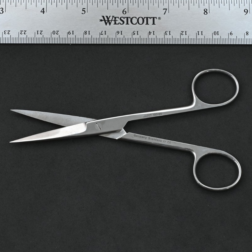 Integra Jarit 100-110 Operating Scissors Straight Sharp/Sharp 5 7/8 in