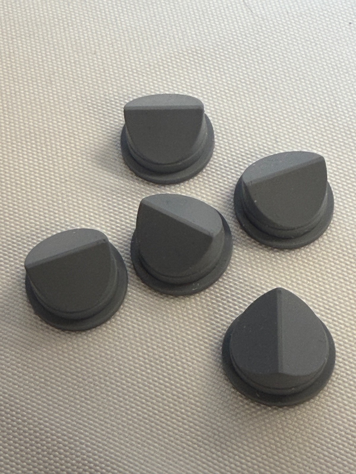 Set of 5 Olympus A00001A Silicone Valves f/ 5.5mm Channel Urology