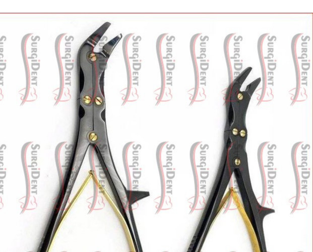 Double Action Bone Rongeurs Double joint Bone forceps Orthopedic Instruments 2Pc