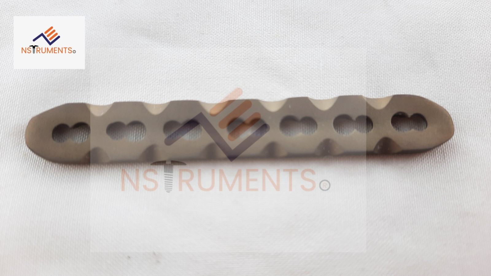 2.4mm Locking Straight Plates 4 to 12 Holes & 2.4mm LCP Screws(66 Pcs Titanium