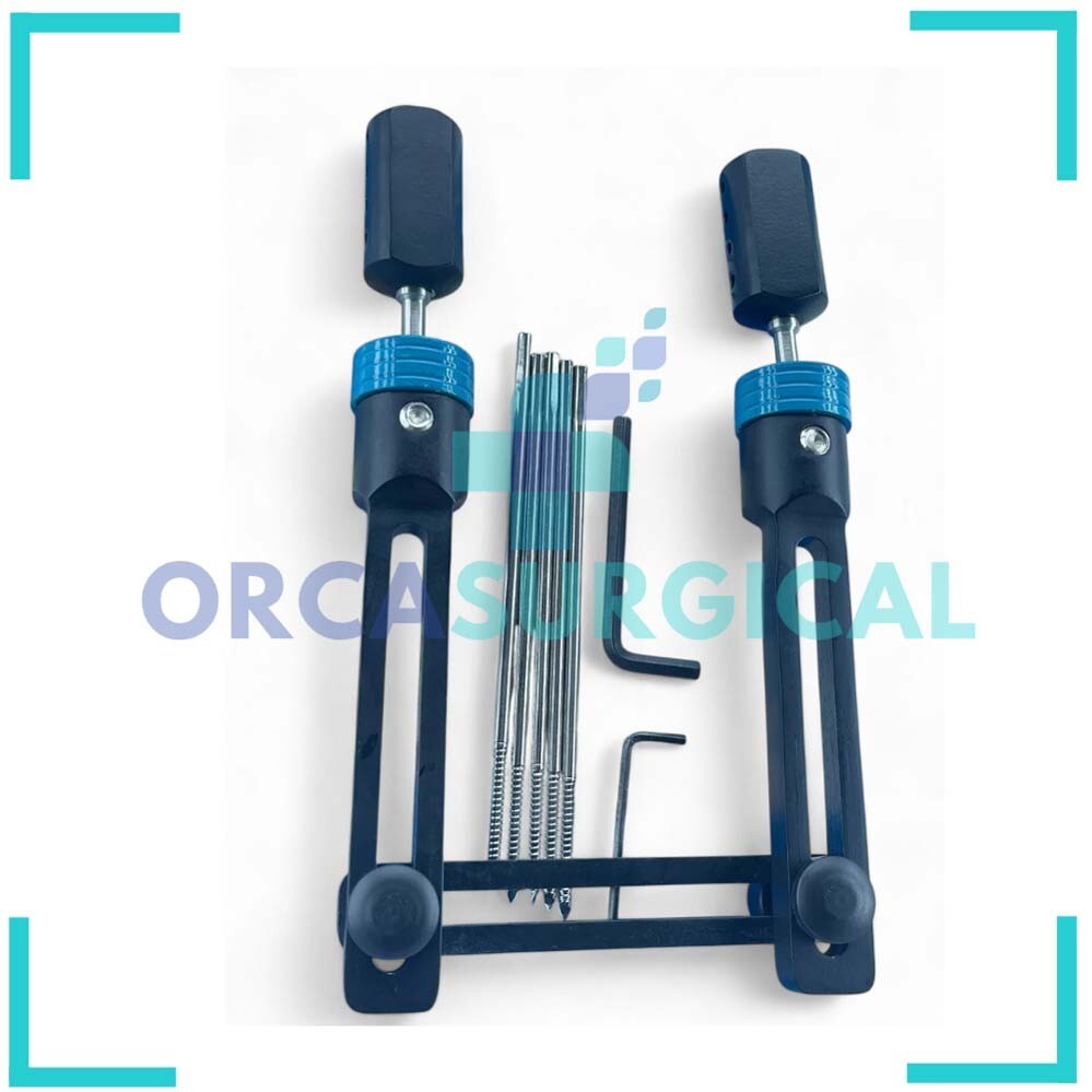 PELVIC EXTERNAL FIXATOR WITH 5mm SHANZ For TIBIAL FEMUR FRACTURE (1 Pc Set)