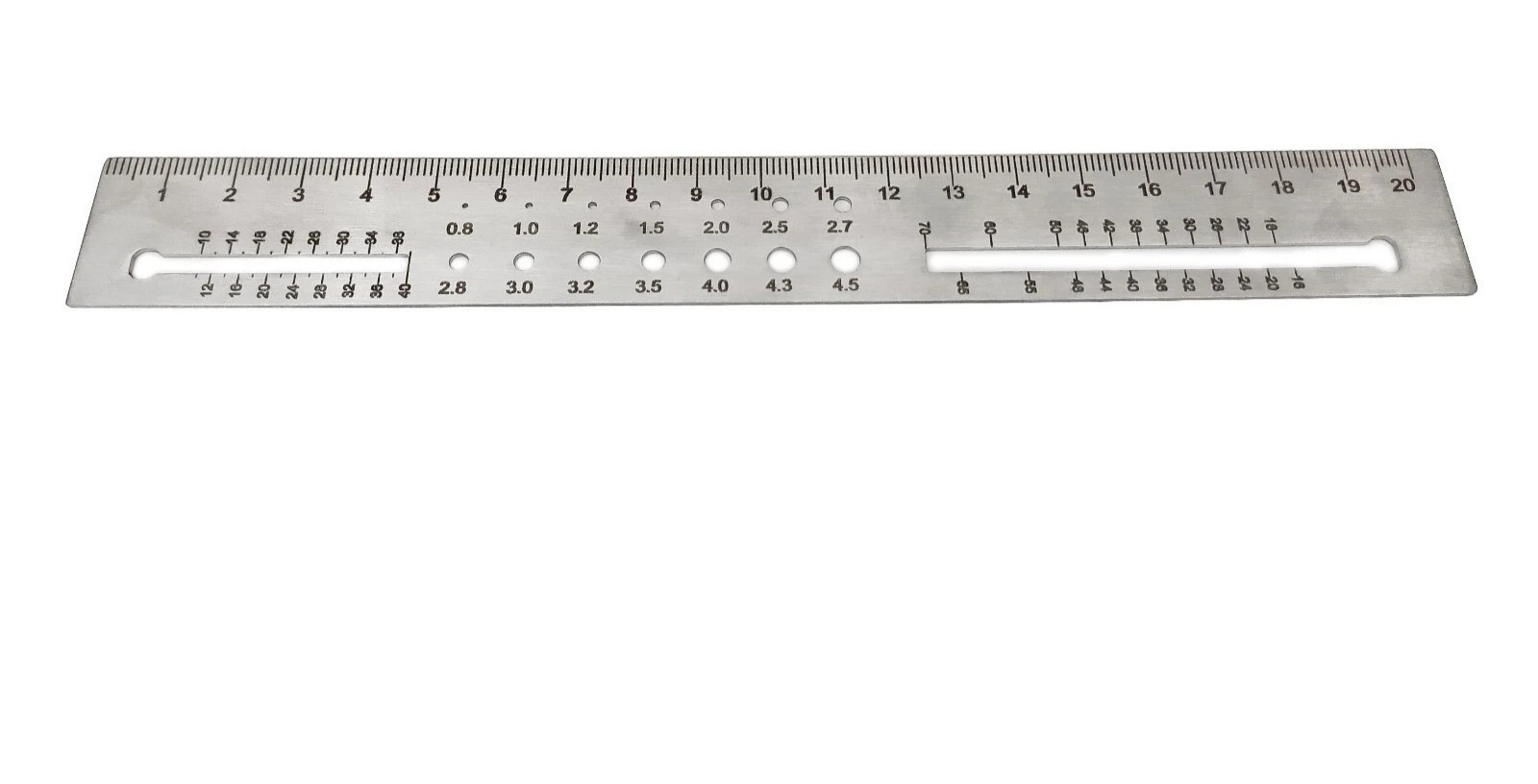 Measuring Gauge Scale for K -Wire and Screw Lot of 2 pcs Orthopedic instrument