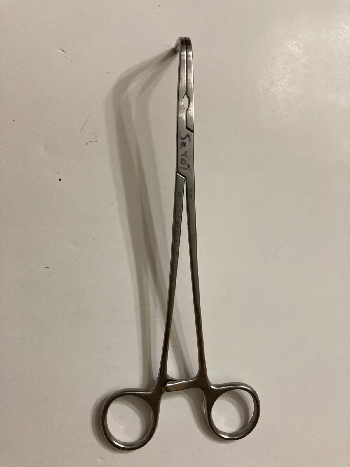 Pilling Sarot Bronchus Clamp Forceps Thoracic Instrument 342823