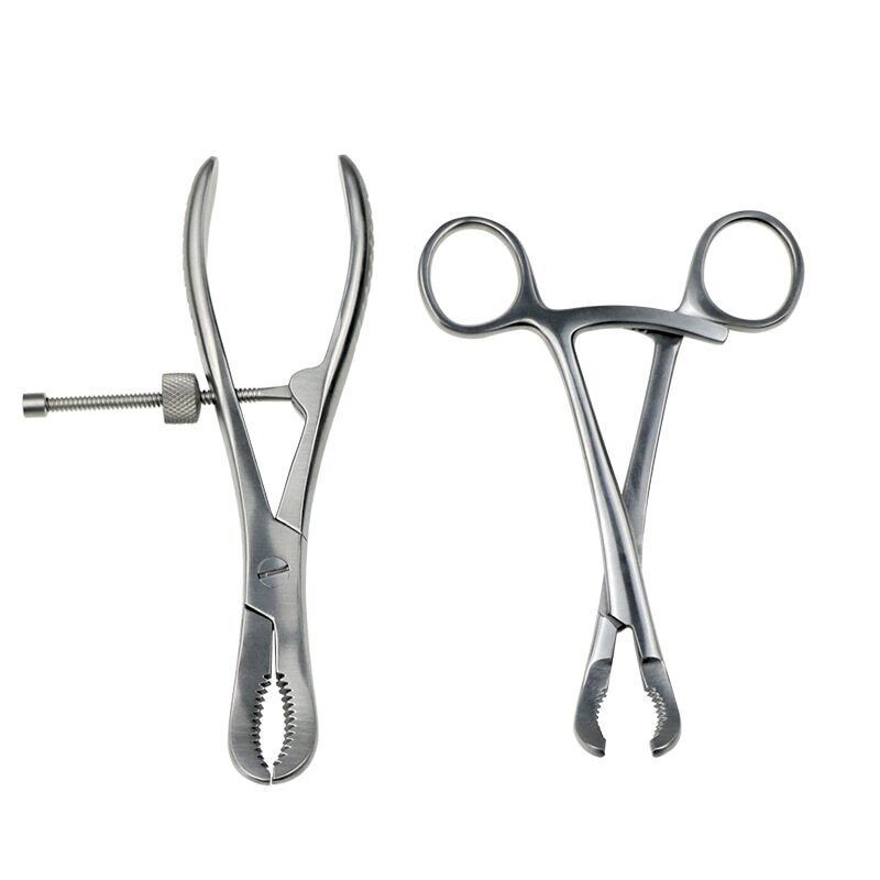 Toothed Phalanges Reduction Forceps Bone Holding Forceps Autoclavable