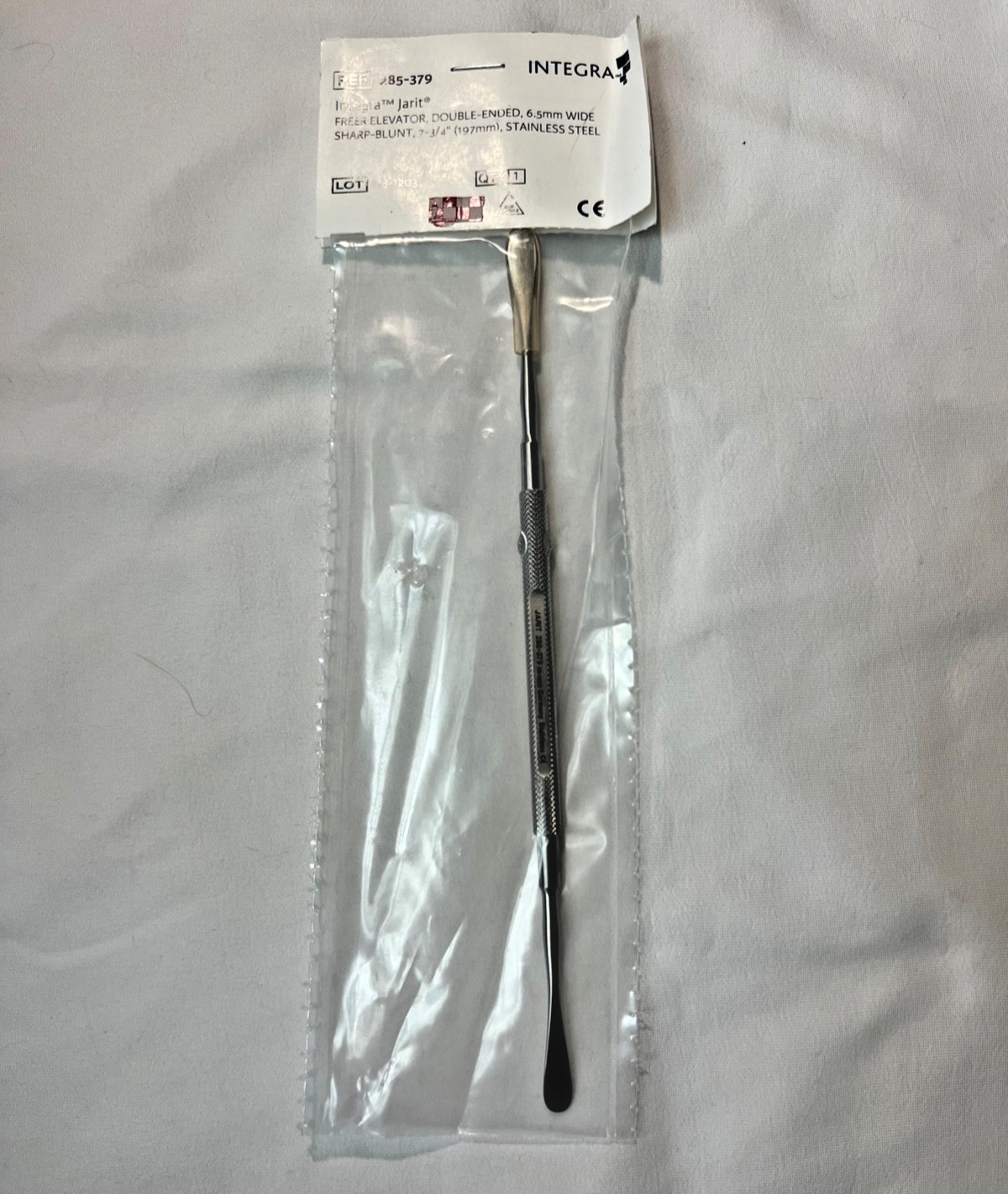 Jarit Integra 285-379 Freer Double-Ended Elevator 6.5mm X 7-1/2″ Length