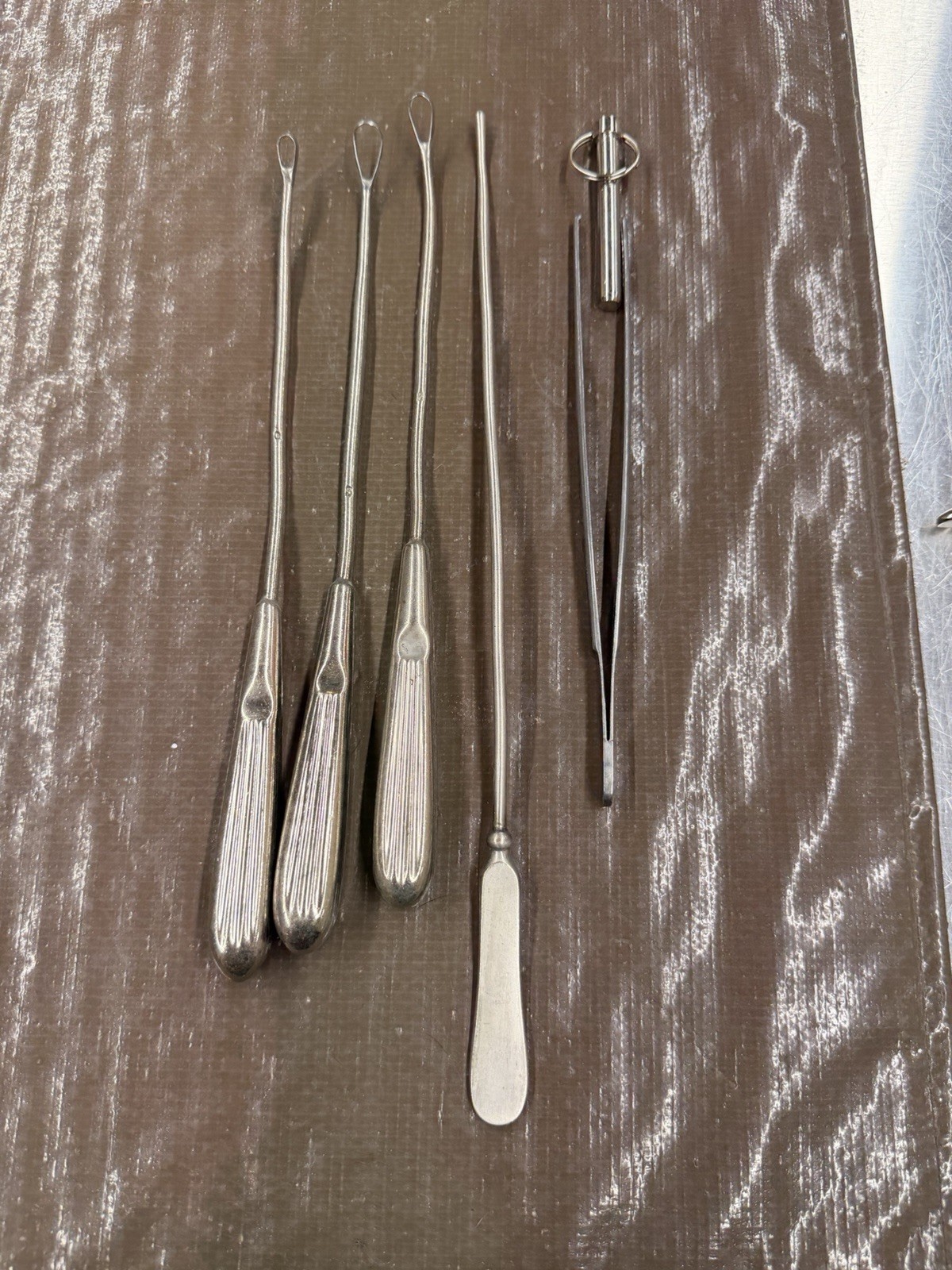 Bone Curette and Forceps Set for Orthopedics & General Surgery, Used