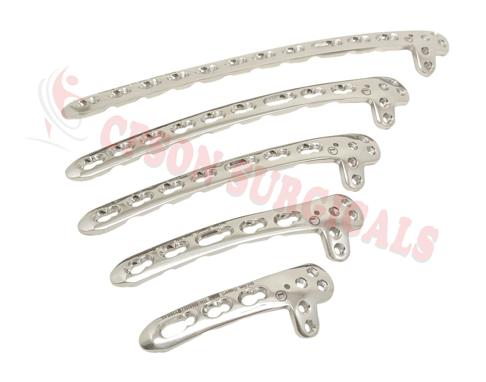 Veterinary Distal Humerus Dorsolateral Plates 3.5mm with Support -10pcs (L5/R5)