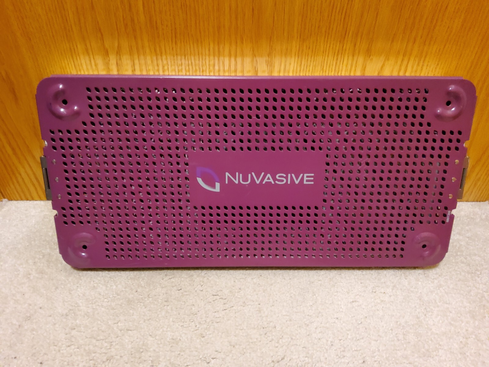 Nuvasive Extras Tray with Liner Purple Locking Lid – Tray and Lid Only EUC Clean