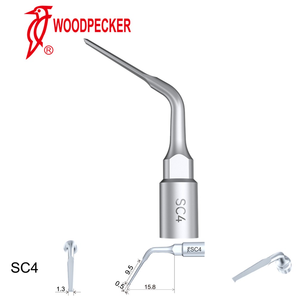 Woodpecker Dental Perio Bone Surgery Tips SC4 for Surgic Smart & Satelec