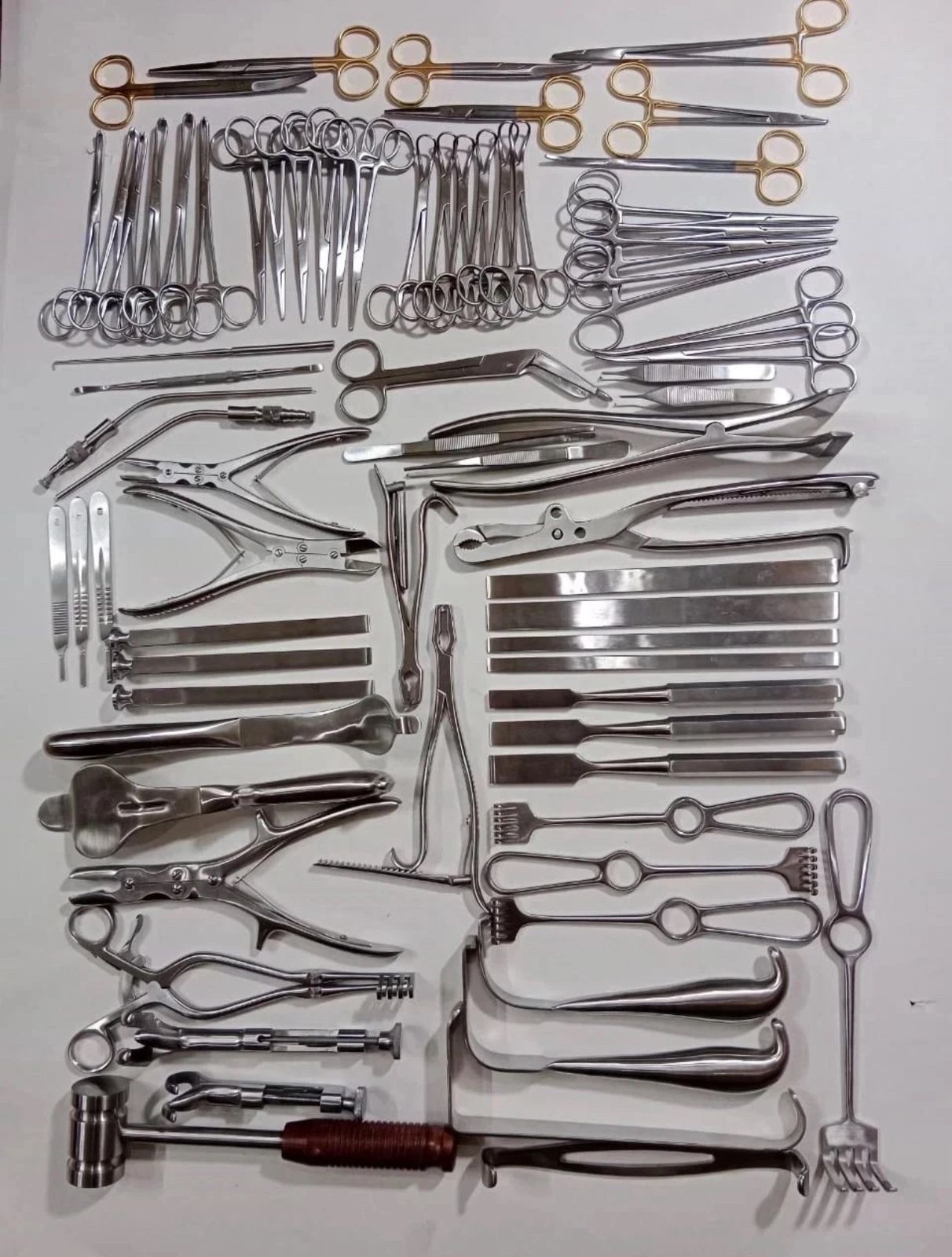 Basic Major Orthopedic Lot Of 74 Pcs Set Surgical Instruments