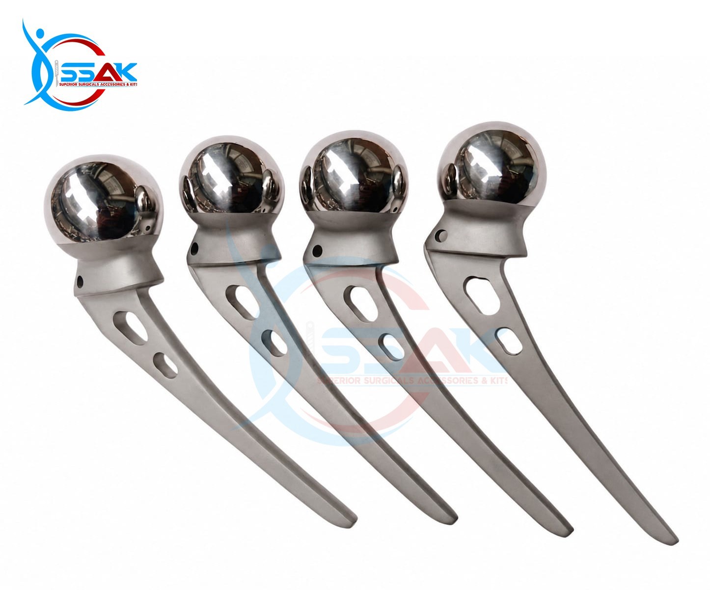 AMP Hip Prosthesis Orthopedic Instruments Set 38mm,39mm,40mm,41mm 4 Pieces Lot
