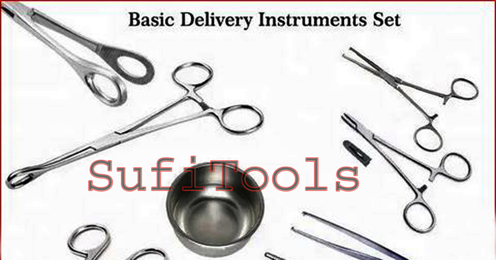 Basic Delivery Surgery Instruments Set gynecology physiology surgical Tools set