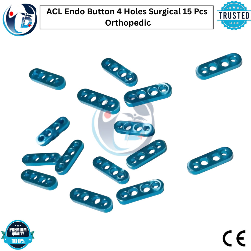 ACL Endo Button 4 Holes Surgical 15 Pcs Orthopedic Veterinary Instruments