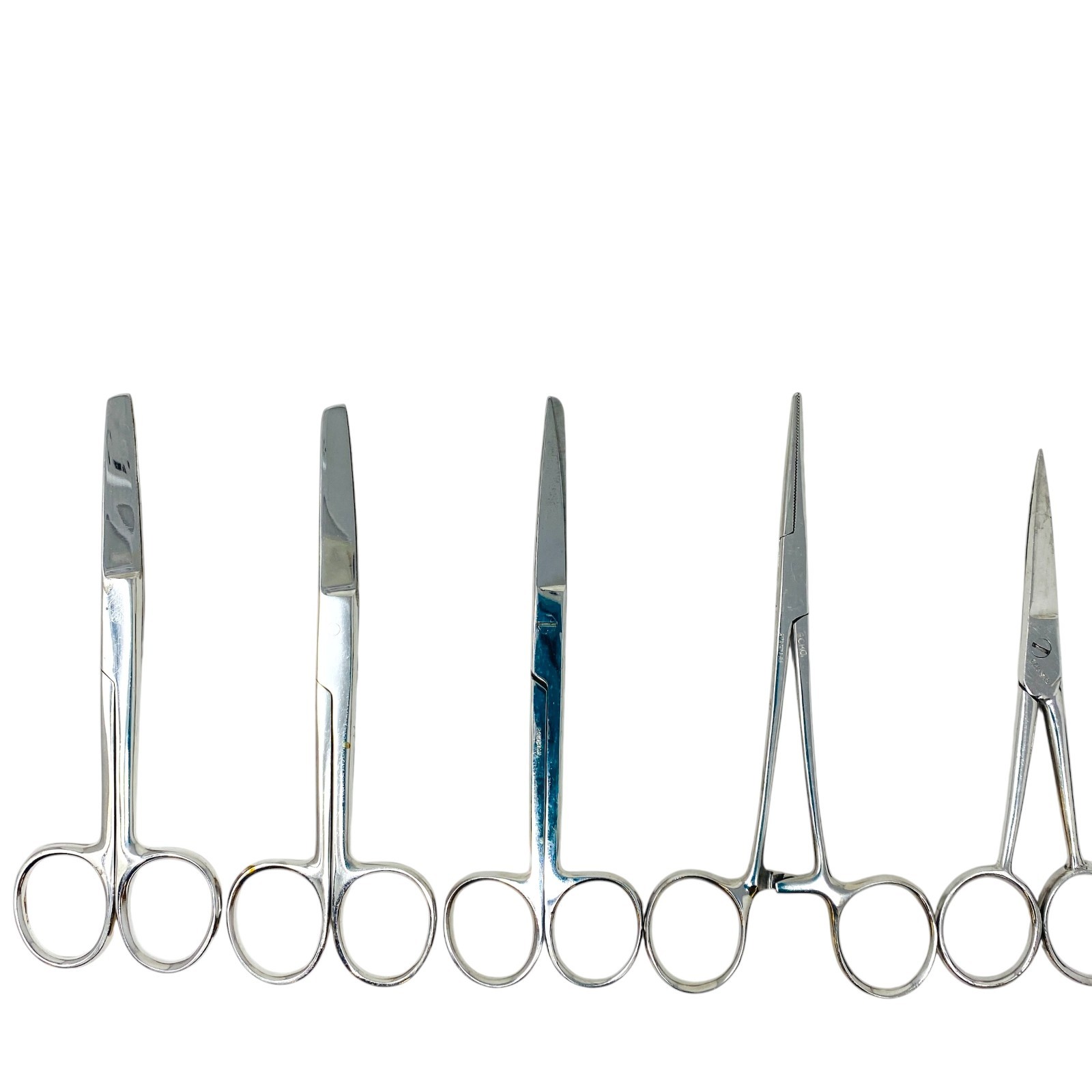Vantage V95-16, Echo and Assorted Brands Medical Scissors & Hemostat Lot 5 Pcs