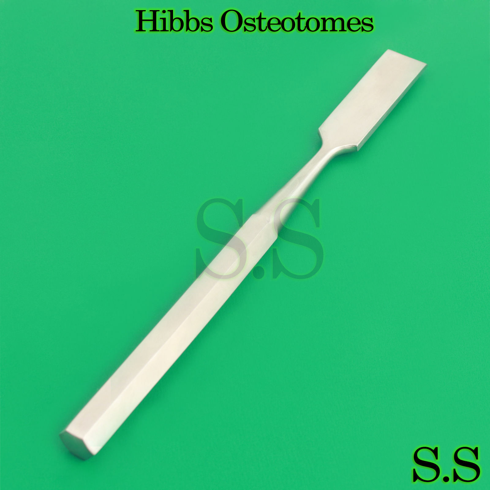 Hibbs Osteotomes 9″ Straight 19 mm Surgical Bone Chisel Instruments
