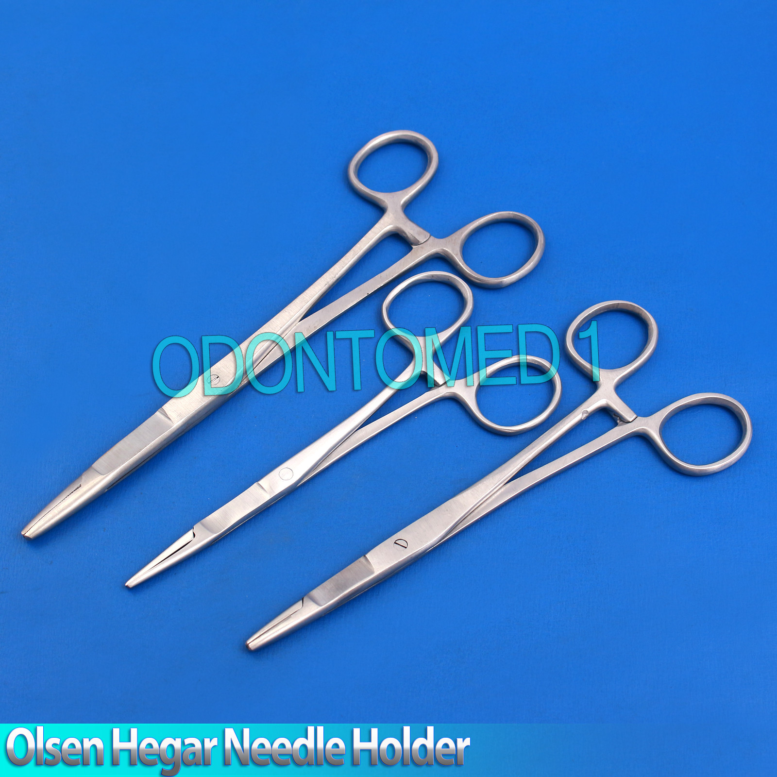 Set Of 3 Olsen Hegar Needle Holder 5.5″ 6.5″ 7.5″ Surgical Dental Instruments