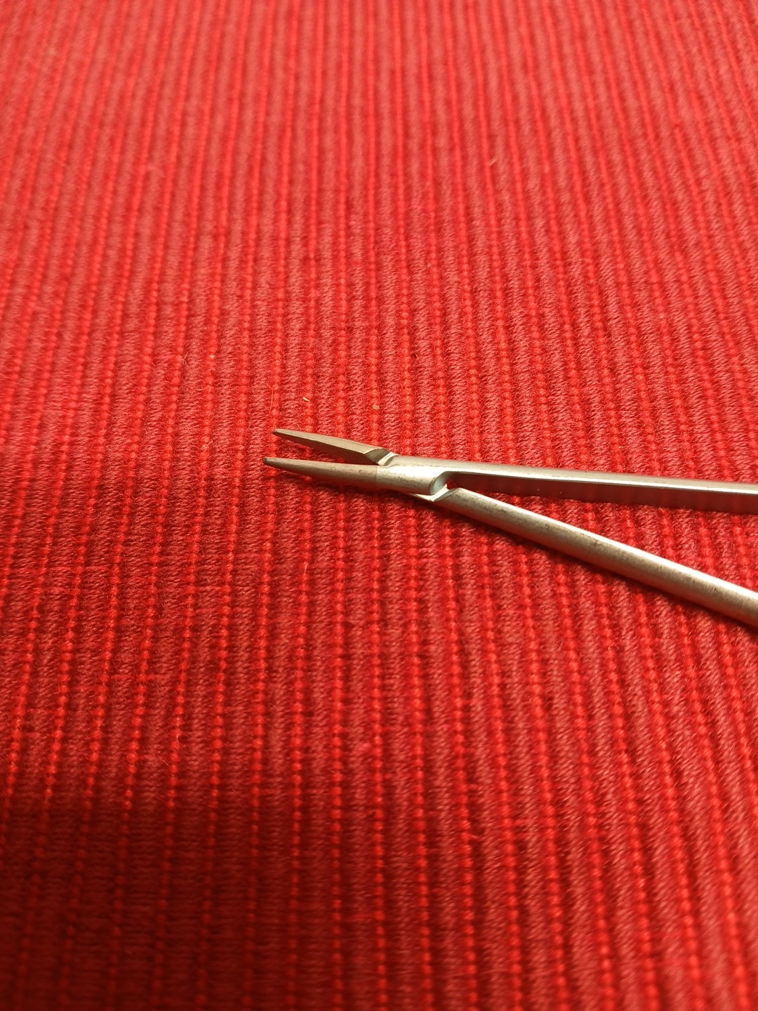 SSI Ultra 55-2543T Titanium Jacobson Needle Holder Straight w/ Lock 10″ Length