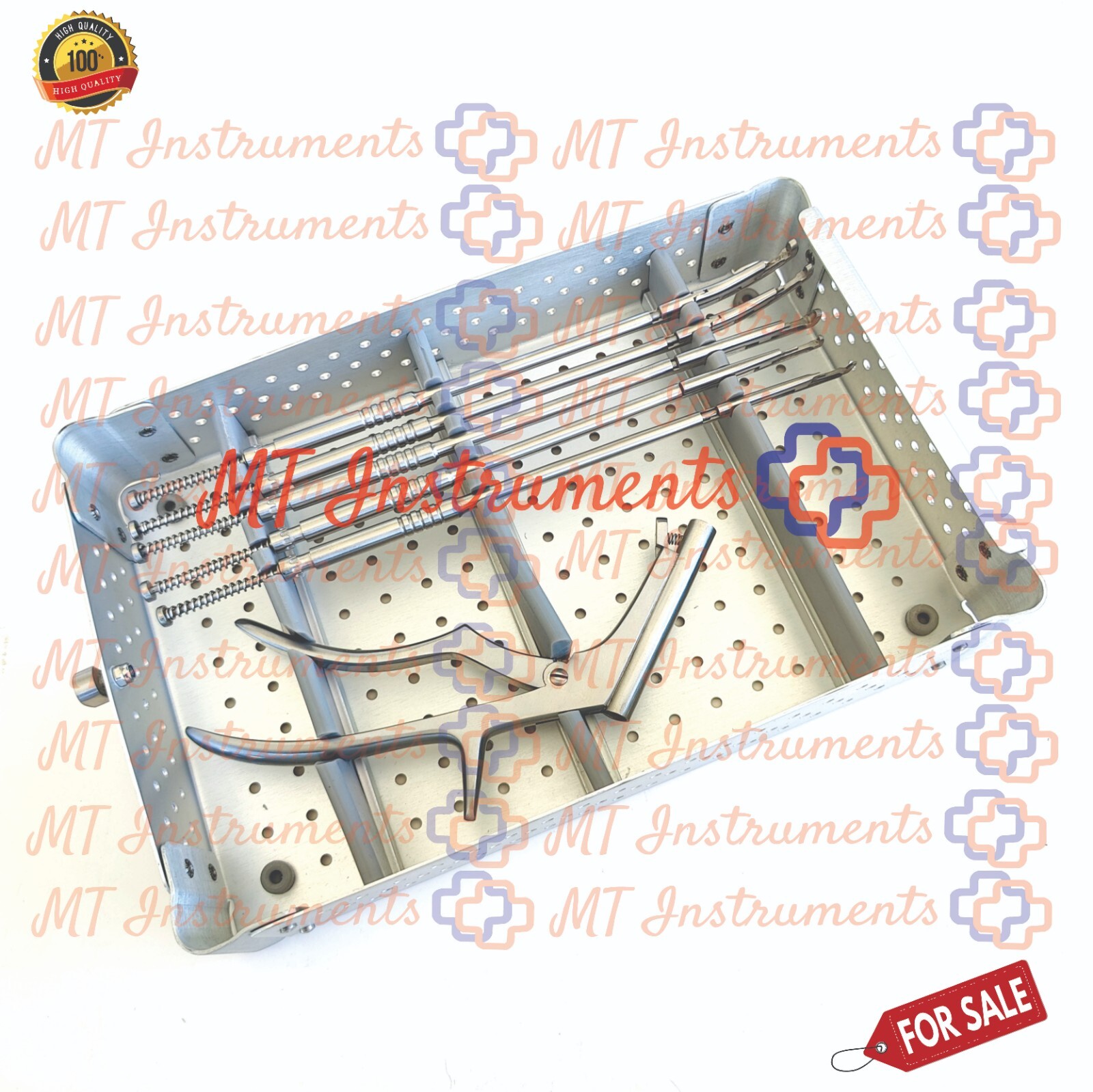 Spine Surgery Interlaminar Rongeur Straight & Curved Shaft With Box