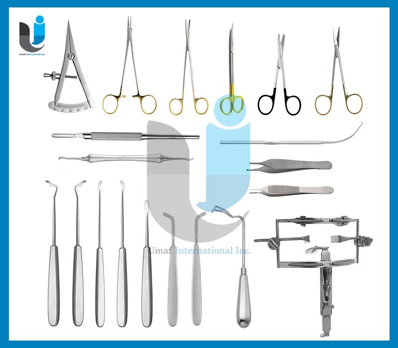 22 PCs Cleft & Palate Repair Surgical Instruments Set German Quality