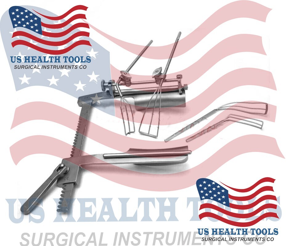 Cooley Cosgrove Mitral Valve Retractor Complete Surgical SetTop Quality