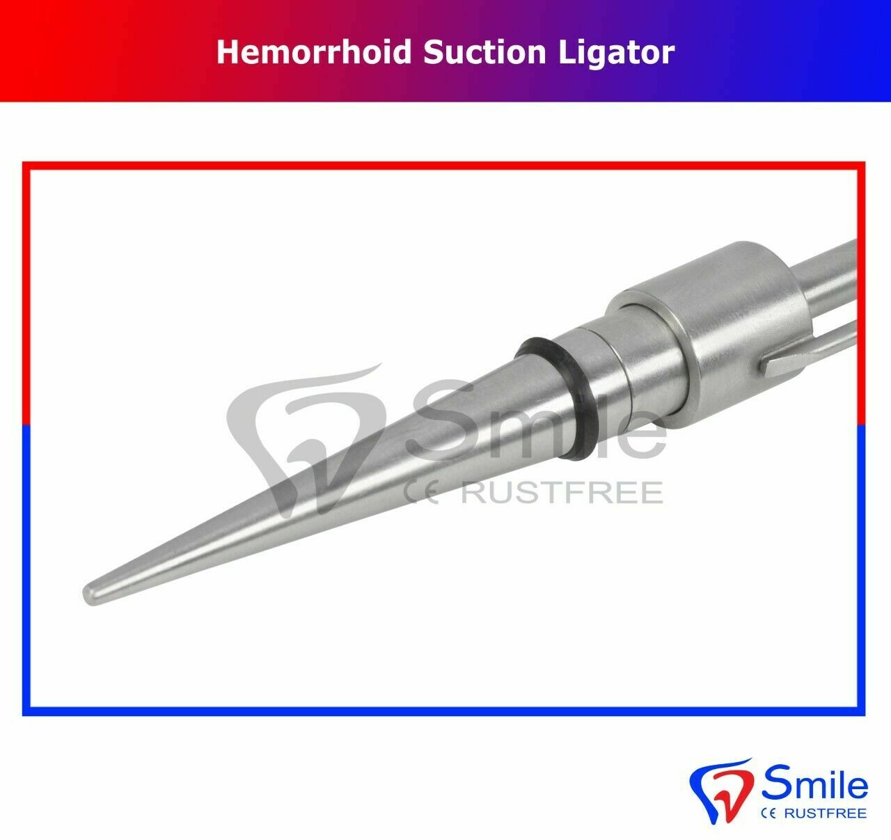 Hemorrhoid Suction Ligator STR Angle With 100 Free Latex Bands – Smile Dentale