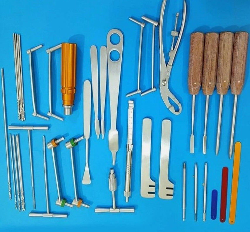 Small Fragment Instruments Set Orthopedic Surgical Instruments 30 Pieces Set