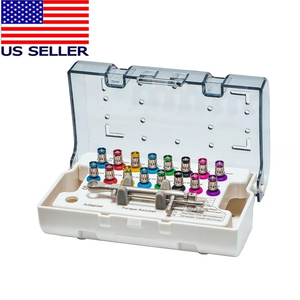Dental Implant Instrument Universal Prosthetic Restoration Hand Driver Tool kits