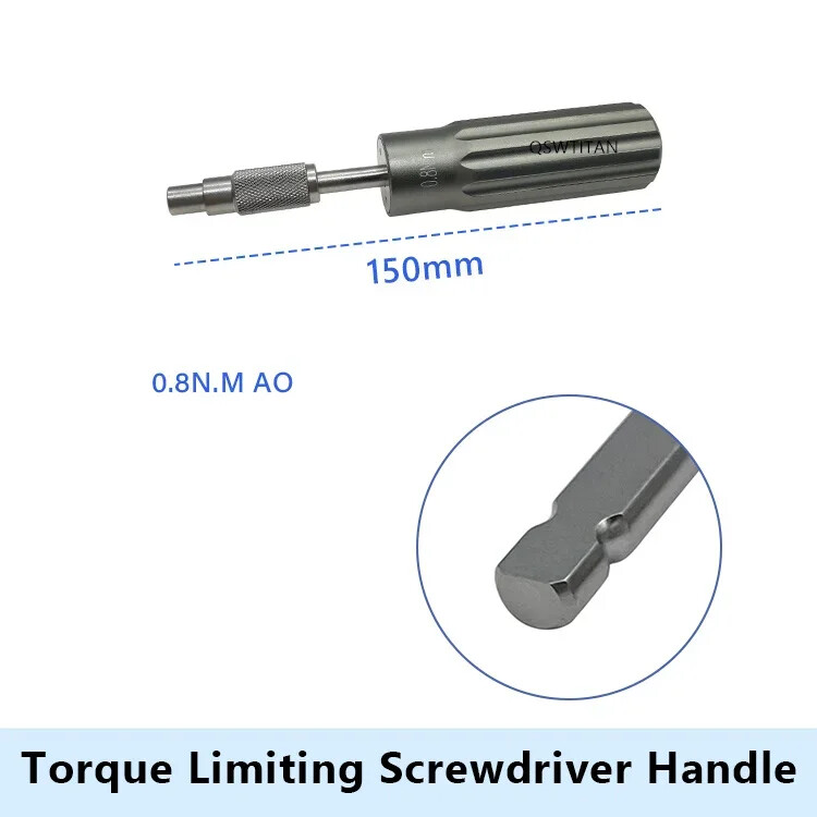 Torque Limiting Screwdriver Handle for Locking Screw 1pc Orthopedic Instruments