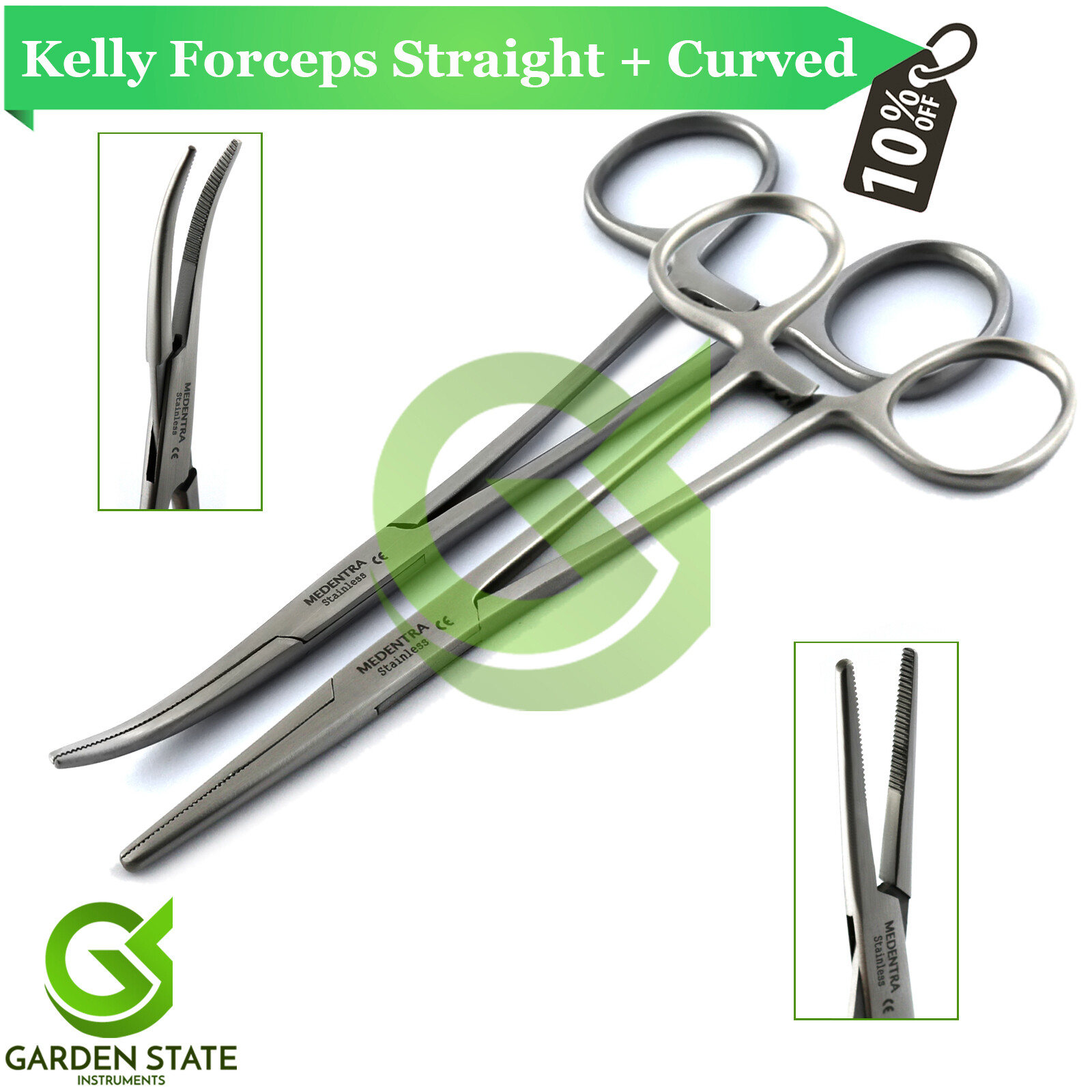10 PIECES MINOR SURGERY SET SURGICAL INSTRUMENTS DISSECTION SCISSORS FORCEPS KIT