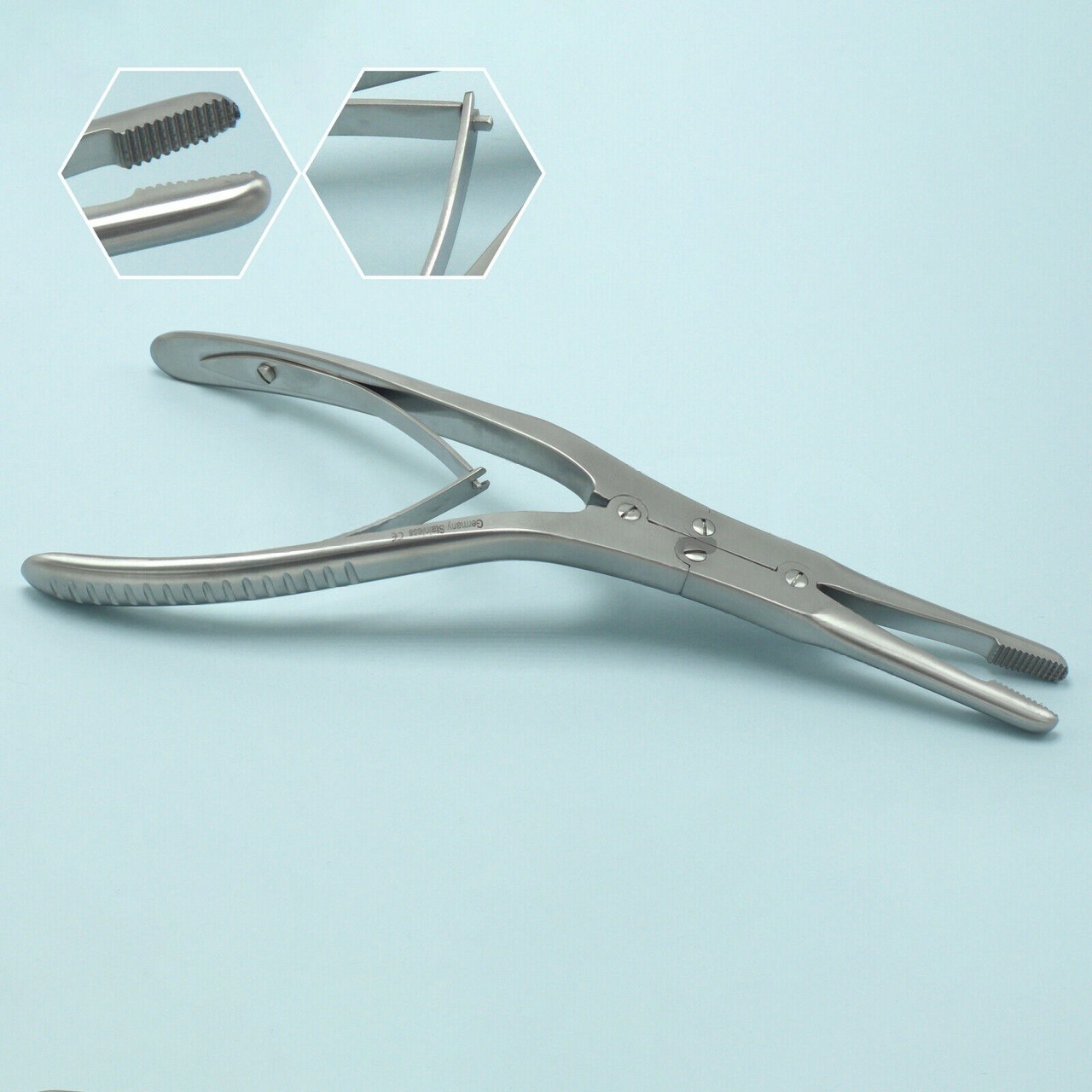 Ruby Septal Morselizer Septum Forceps Angled 8″