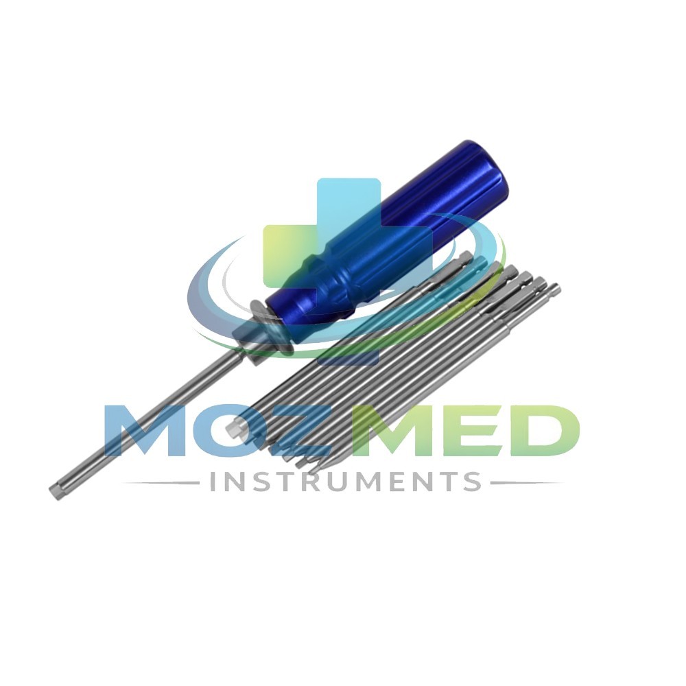 Orthopedic Bone Screwdriver Set With Quick Coupling Handle Surgical Instruments