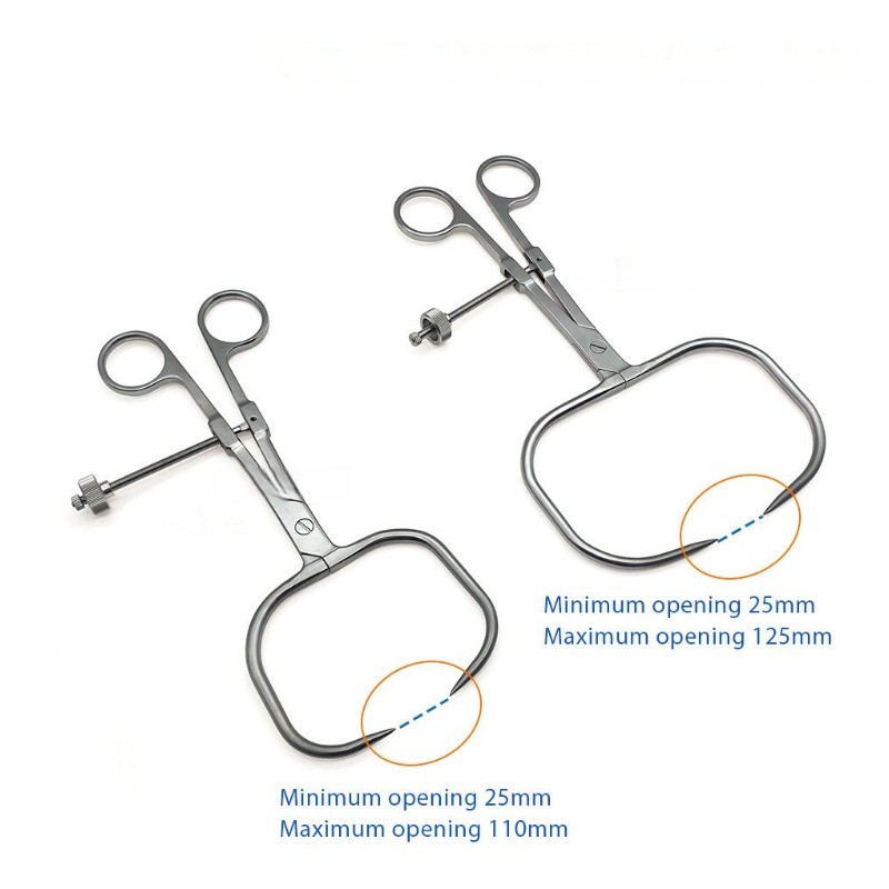 Orthopedic Reduction Forceps with Pointed Tip Plate Holding Tool with Ball Tip