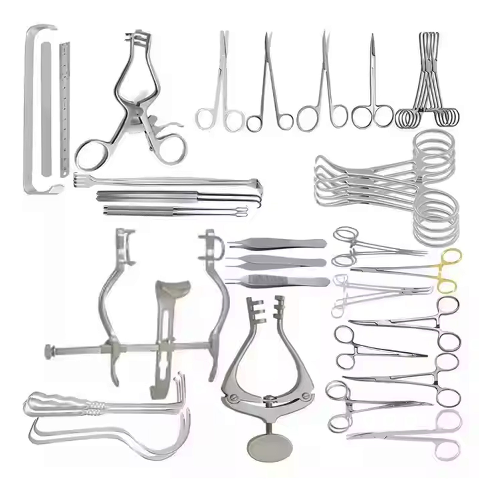 Pediatric Laparotomy Instruments Surgical Instruments 51 Pcs Set