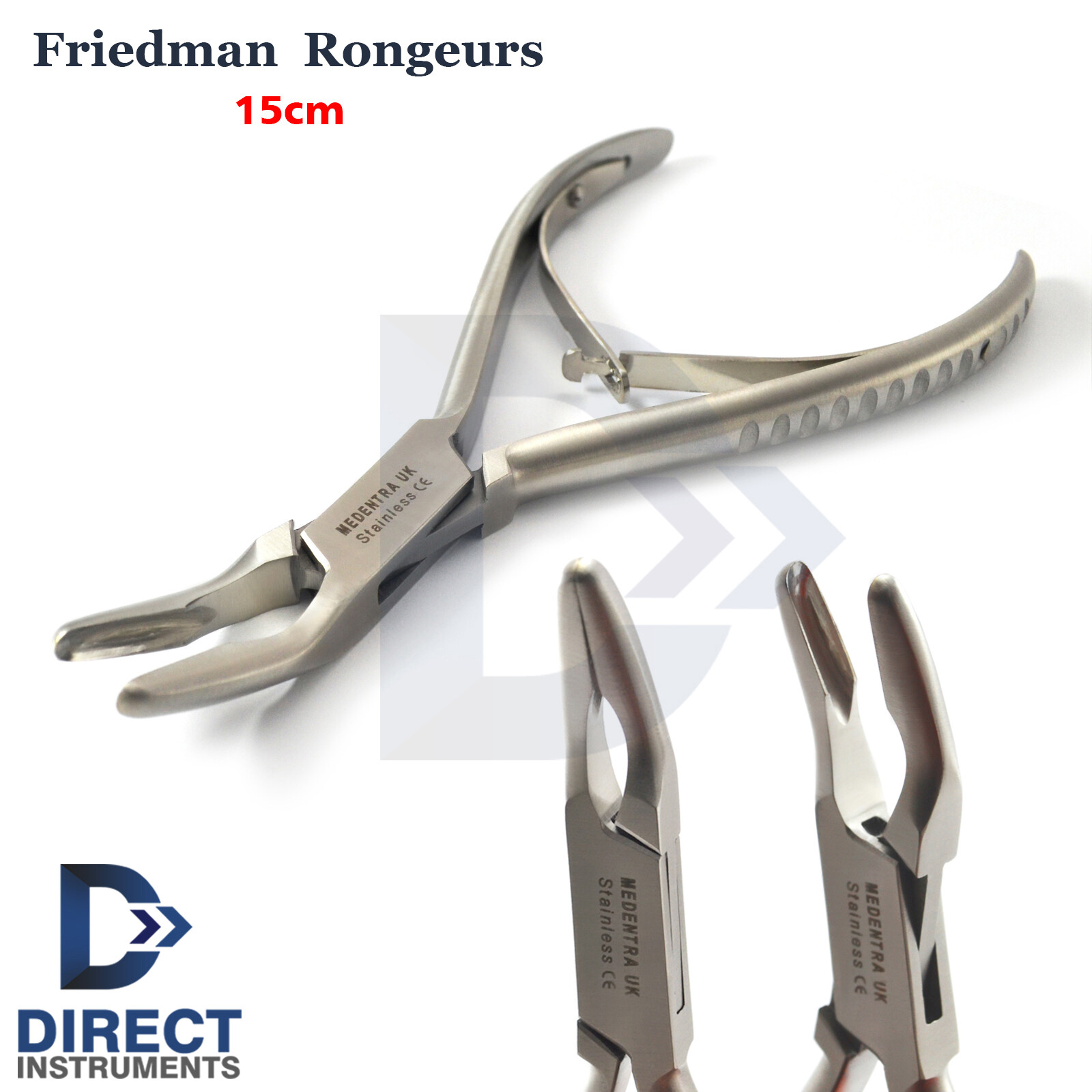 Friedman Bone Rongeurs Forceps Surgical Pliers Oral Surgery Trim Tissue Removal