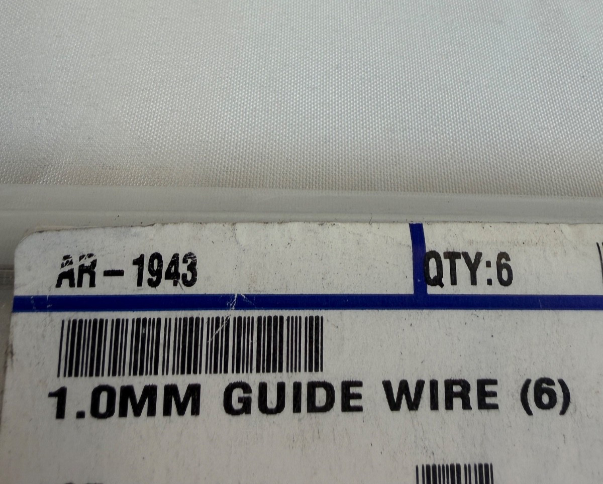 Set of 6 Arthrex AR-1943 1.0mm Guide Wires Orthopedics Arthroscopy