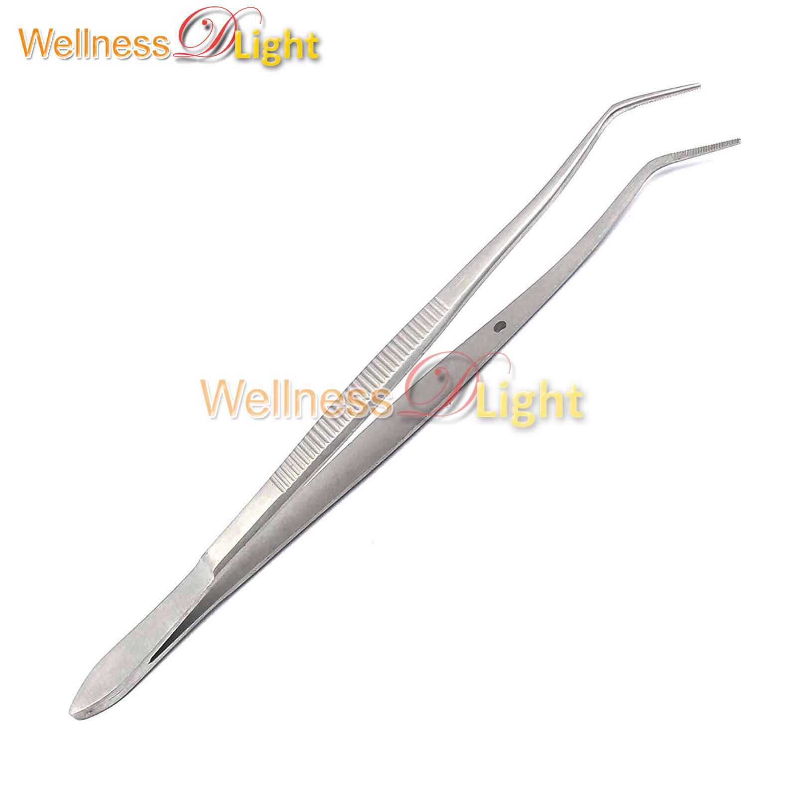 Dental Meriam Tweezer Dressing Angled Tip Surgical Forceps Instruments