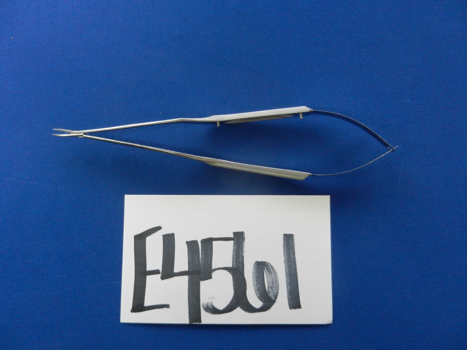 E4561 V. Mueller NL3785-043 Rhoton Curved Bayonet Needle Holder 8.25″ Length