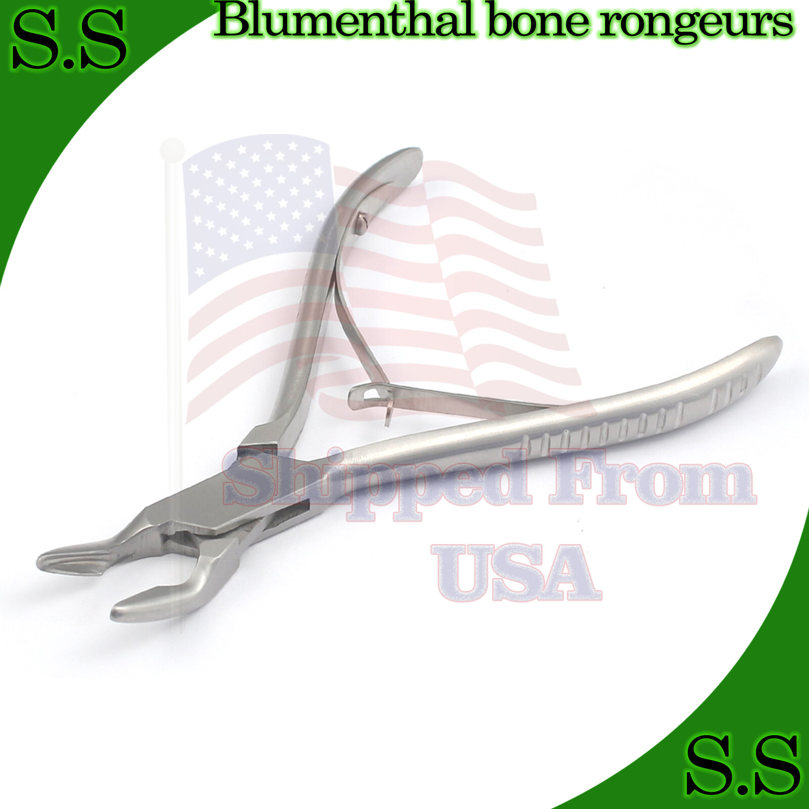 BLUMENTHAL Bone Rongeurs 30 Degree 6″ Surgical Dental Instruments