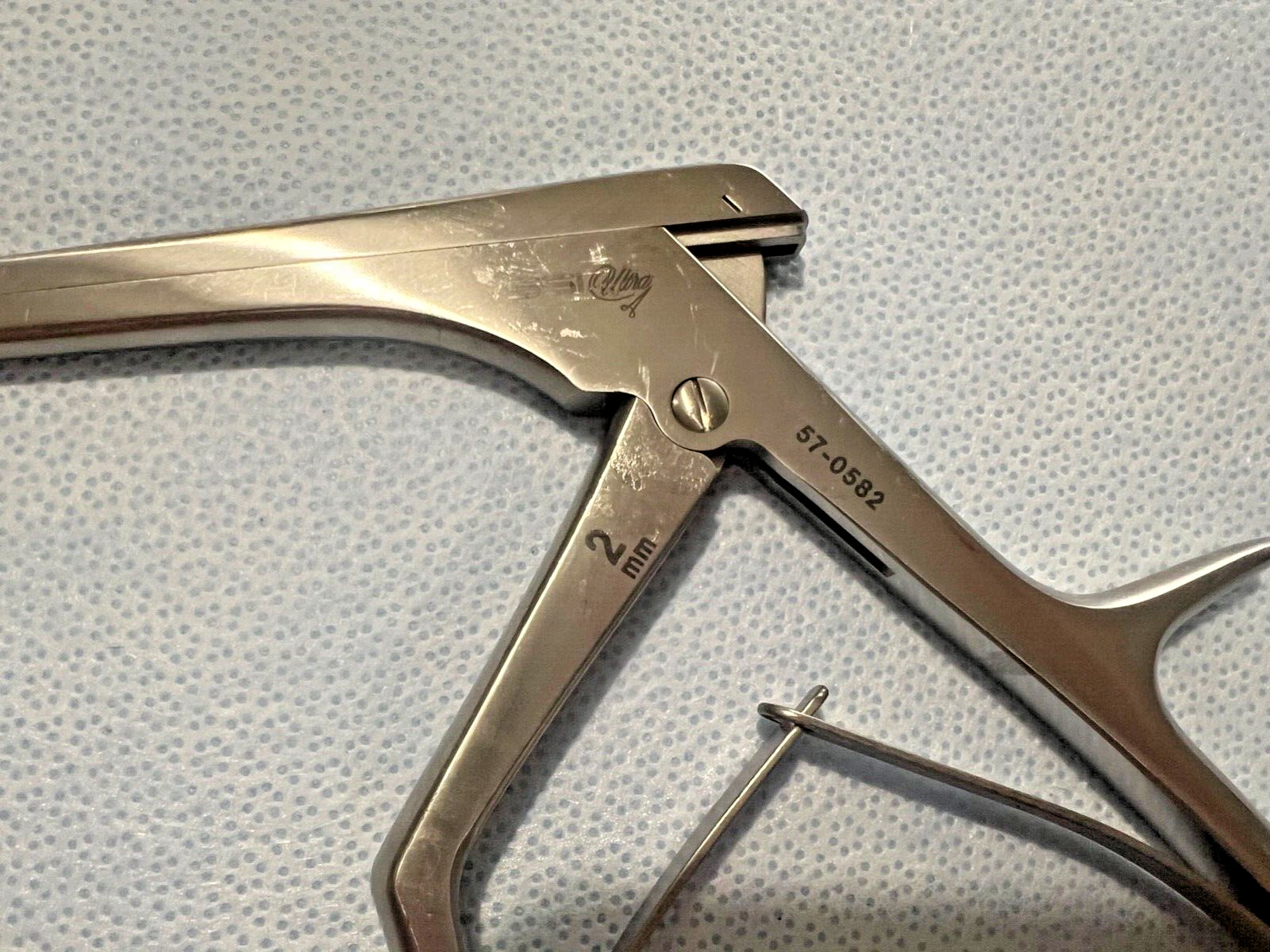 SSI Ultra 57-0582 Spurling Kerrison Rongeur 2mm X 40° Upbite 8″ Neurology Spine