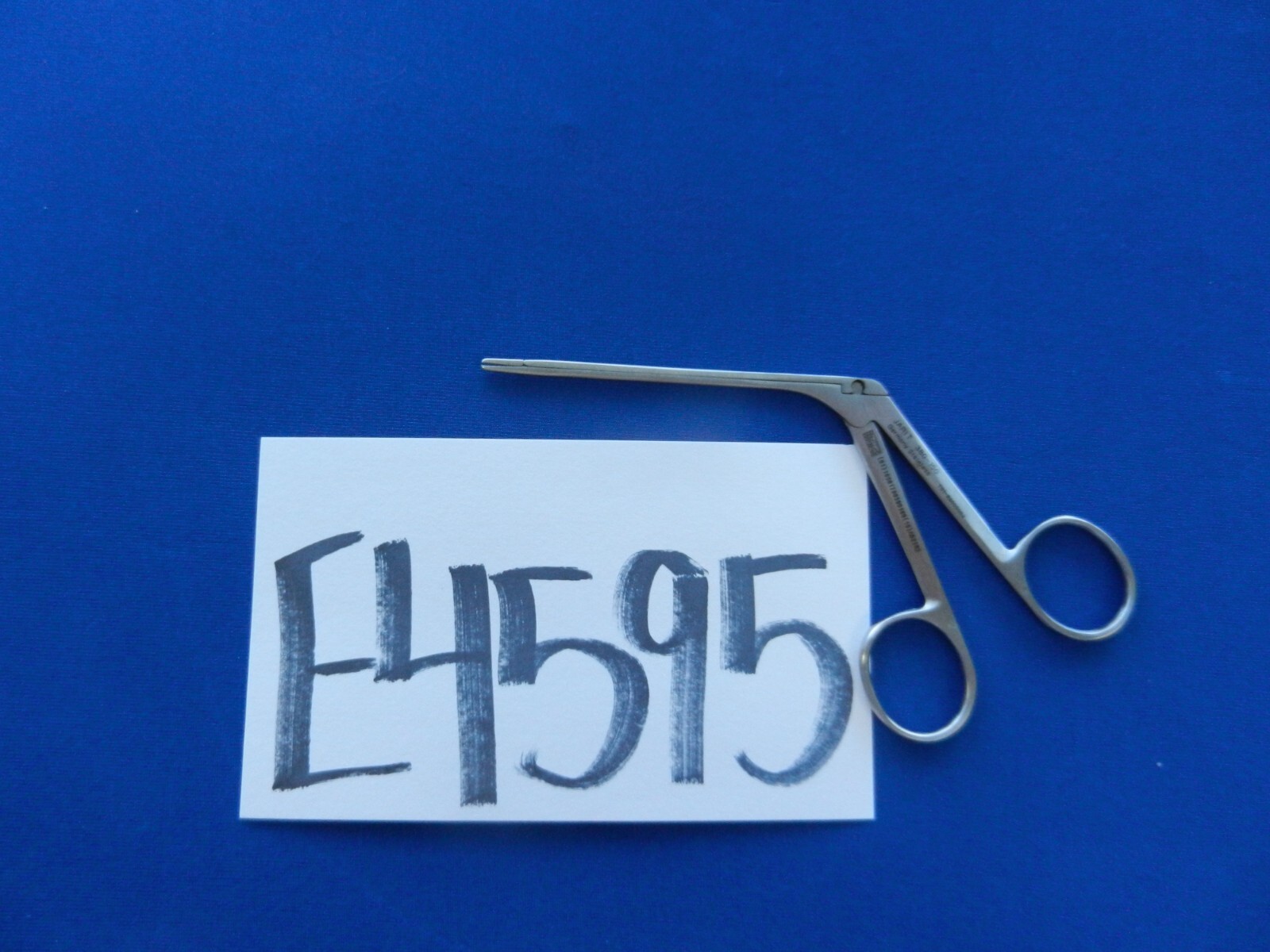 E4595 Jarit 380-150 Straight Serrated ENT Alligator Forceps 8.5cm Overall Length